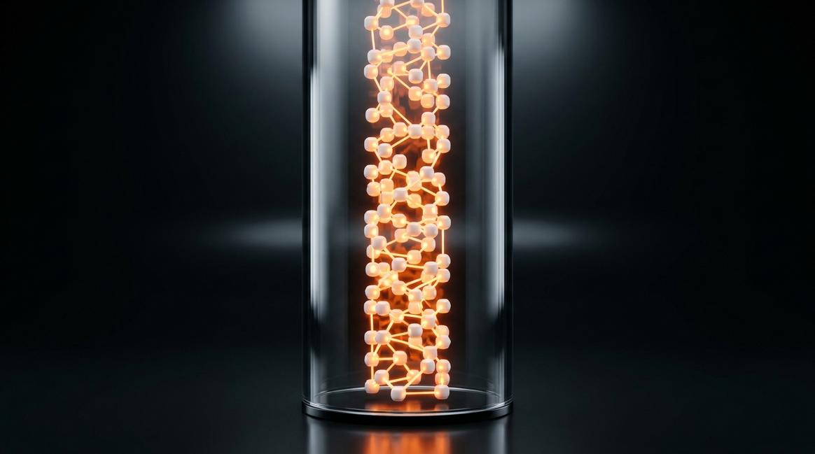 Структурированный поток энергии показывает результат, который дает автоматизация бизнеса через ai.