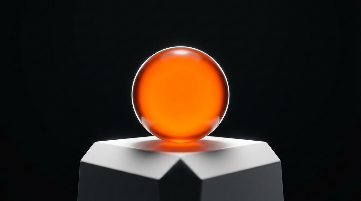 Умный помощник для компании формирует готовый результат в виде сферы.