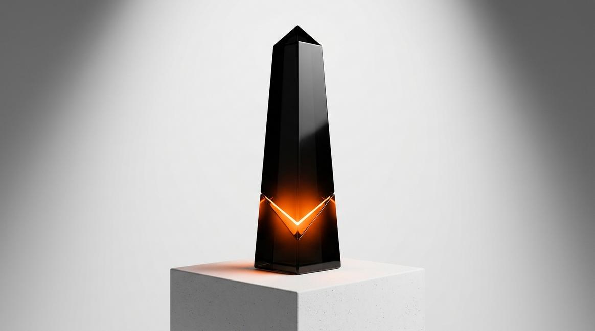 Идеально ровный обелиск как результат успешной интеграции нейросетей в компанию.