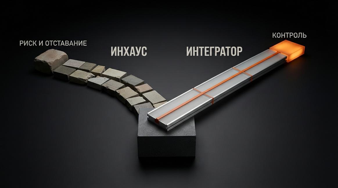 Сравнение рисков инхаус разработки искусственного интеллекта и готового ИИ решения