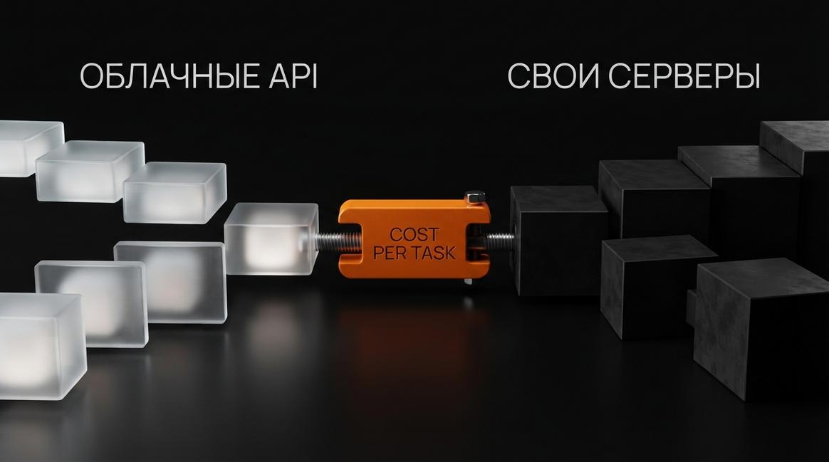 Сравнение облачных API и собственных серверов через метрику стоимости внедрения ИИ