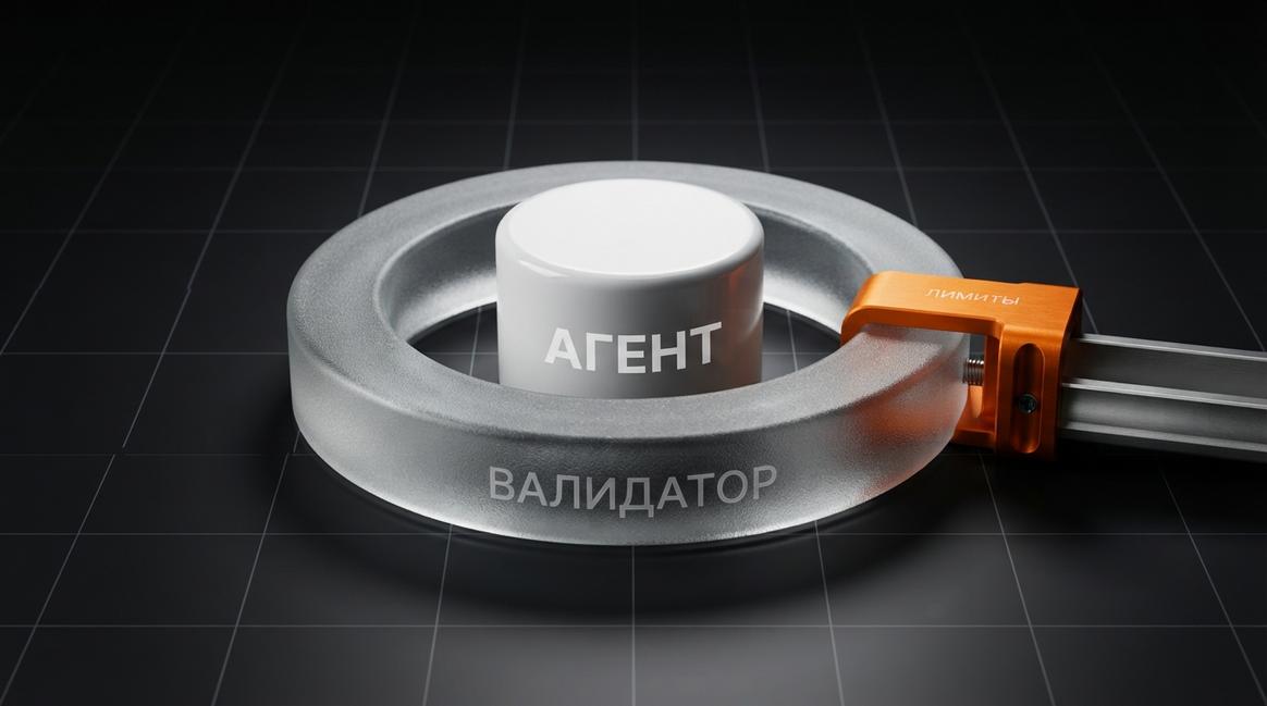 Безопасная архитектура AI-агентов с внешним валидатором и лимитами