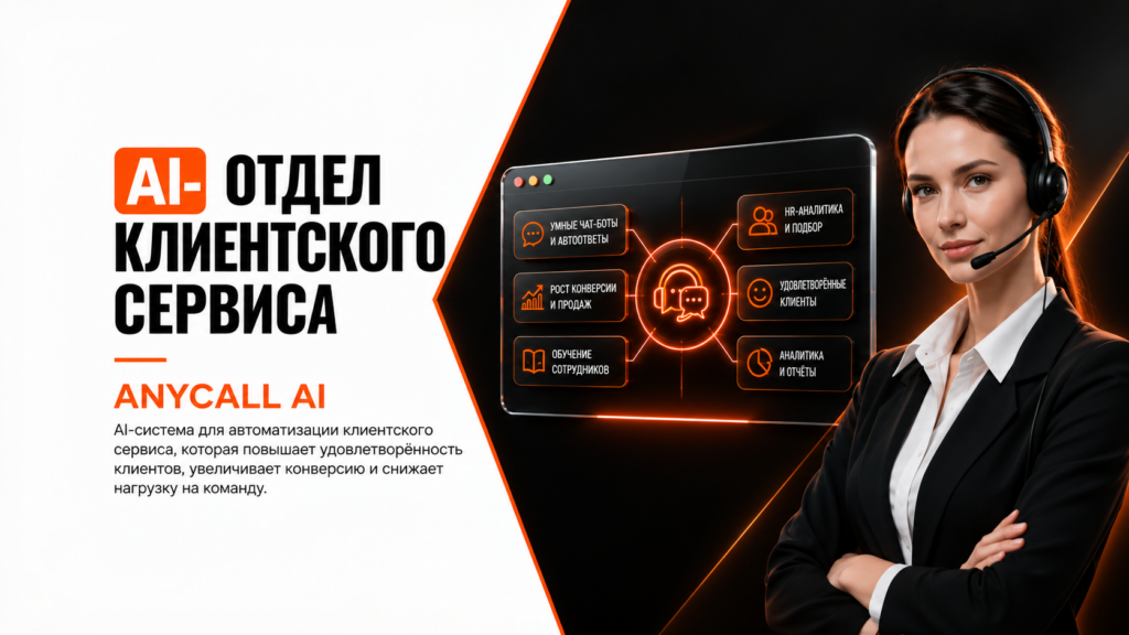 AnyCall AI — AI-система анализа звонков, контроля качества отдела продаж и повышения конверсии