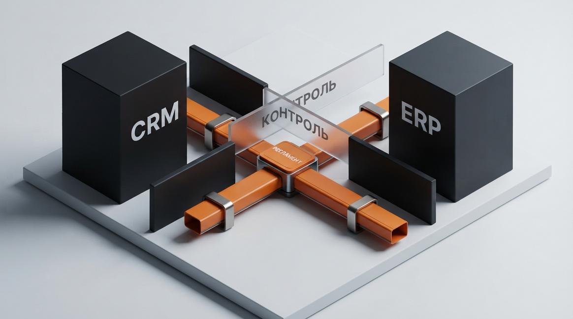 Синхронизация CRM и ERP систем через контролируемый интеграционный шлюз